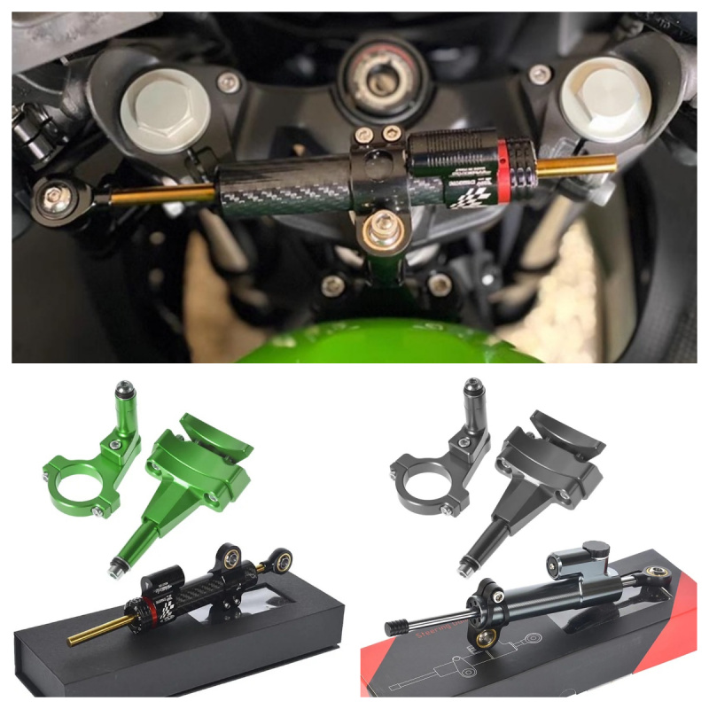 Kawasaki 500 2024 için - Motos - Steering Damper Stabilizer Kit Cnc incelemesi ve fiyatı