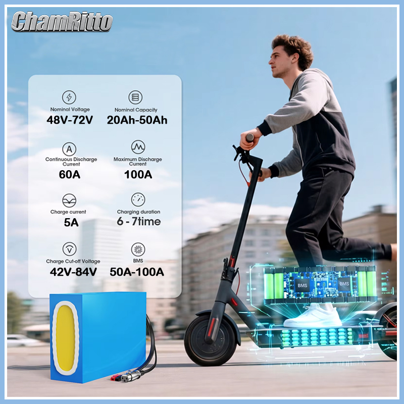 Elektrikli Bisiklet 48V 30ah L - 60V 30Ah 21700 Battery Pack incelemesi ve fiyatı