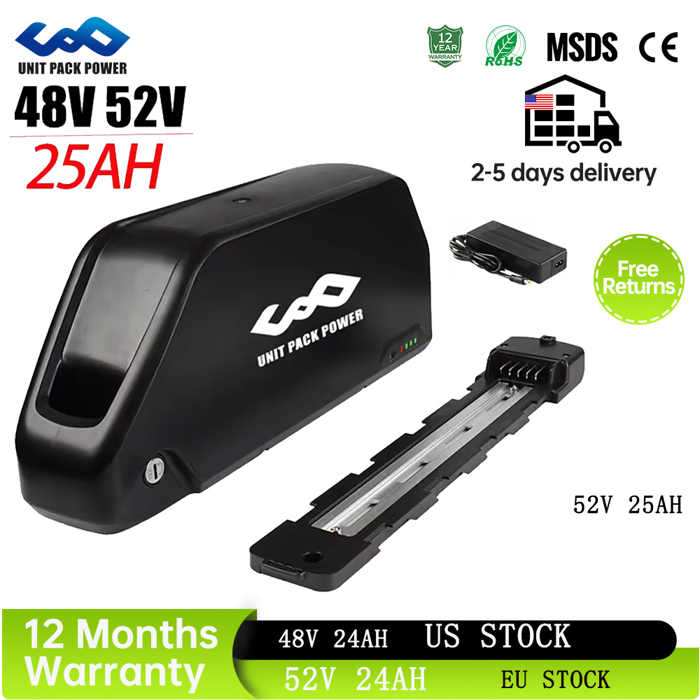 52V 25AH Downtube E-Bisiklet B - 60V 30Ah 21700 Battery Pack incelemesi ve fiyatı